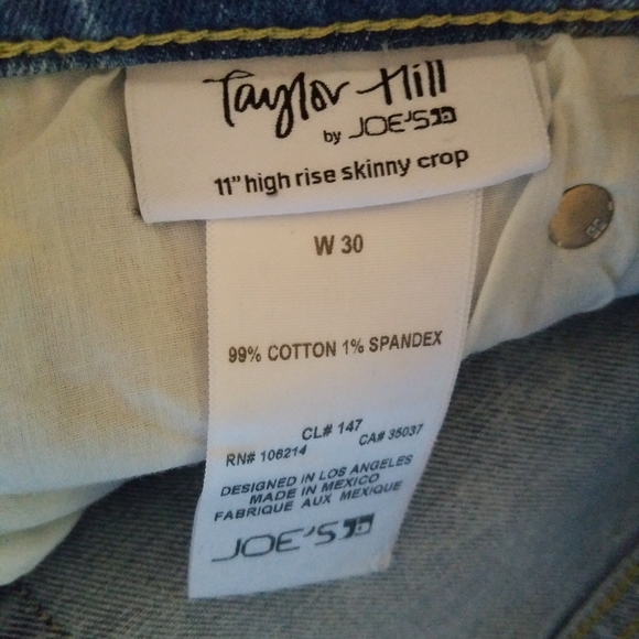 TAYLOR HILL BY JOE'S JEANS BELLA SKINNY CROP - Picture 7 of 8